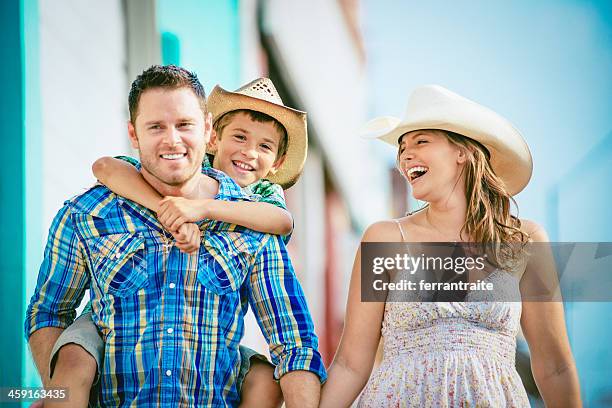 western family having fun - southern usa stock pictures, royalty-free photos & images