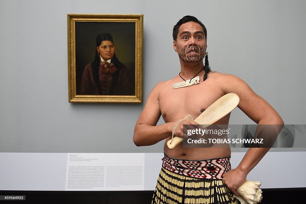 GERMANY-NZEALAND-ART-EXHIBITION-MAORI-PORTRAITS