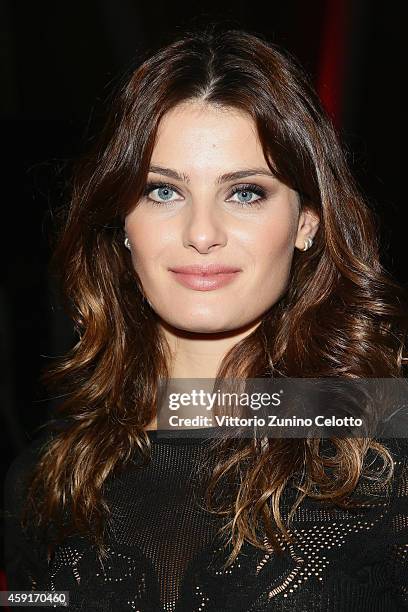 Isabeli Fontana attends the 2015 Pirelli Calendar Press Conference on November 18, 2014 in Milan, Italy.