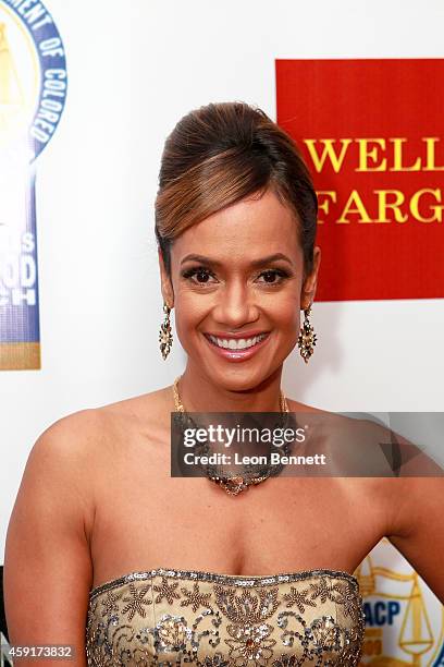 Tammy Townsend arrived at the 24th Annual NAACP Theatre Awards at Saban Theatre on November 17, 2014 in Beverly Hills, California.