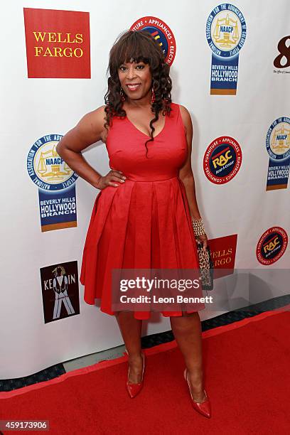 Stacy McClain arrives at the 2th Annual NAACP Theatre Awards at Saban Theatre on November 17, 2014 in Beverly Hills, California.