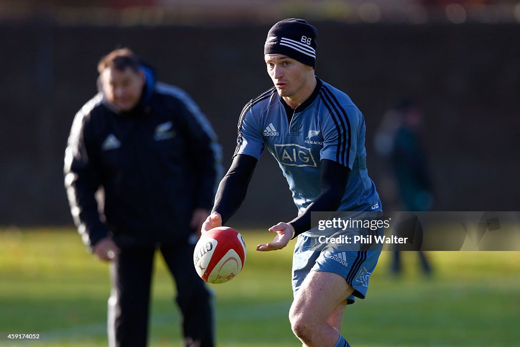 New Zealand All Blacks Training