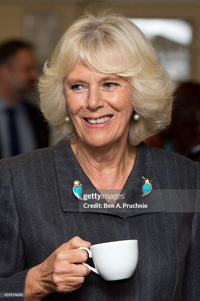 Duchess Of Cornwall Visits HMP Erlestoke