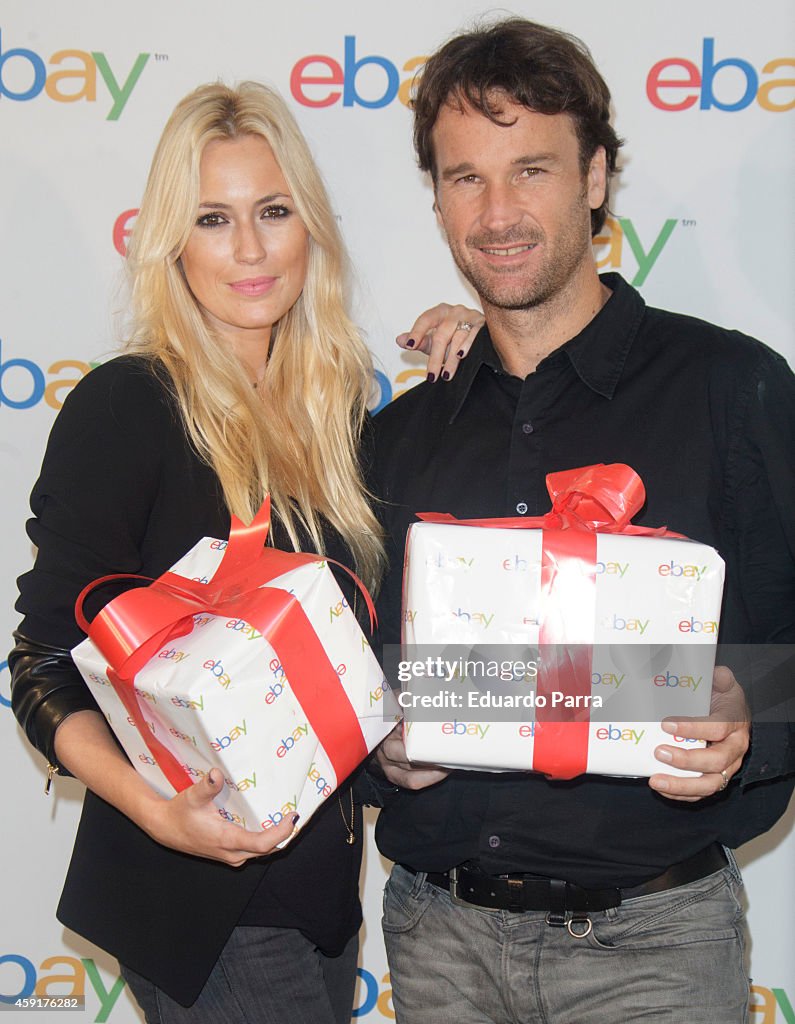 Carlos Moya and Carolina Cerezuela are Christmas Ebay Ambassadors