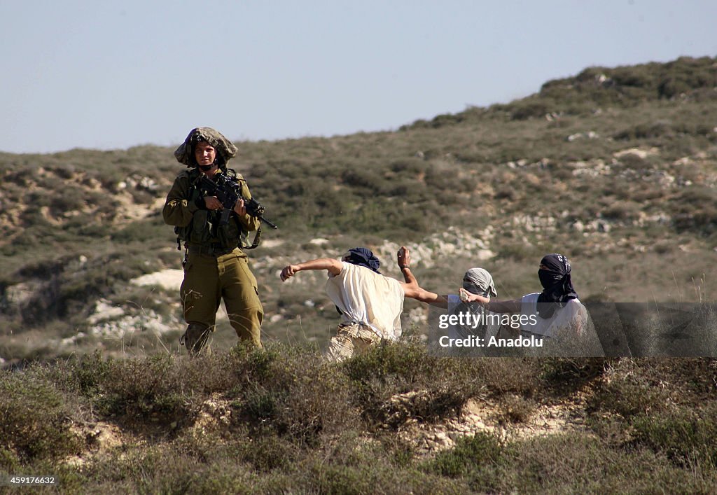 Clashes between Israeli security forces and Palestinians in Nablus