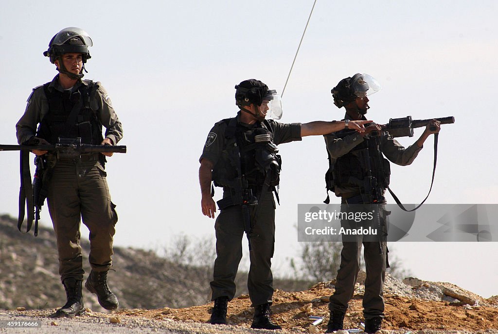 Clashes between Israeli security forces and Palestinians in Nablus