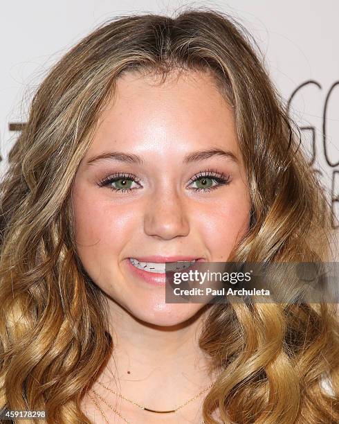 Actress Brec Bassinger attends the premiere of Amazon's 1st original live-action series "Gortimer Gibbon's Life On Normal Street" at ArcLight...