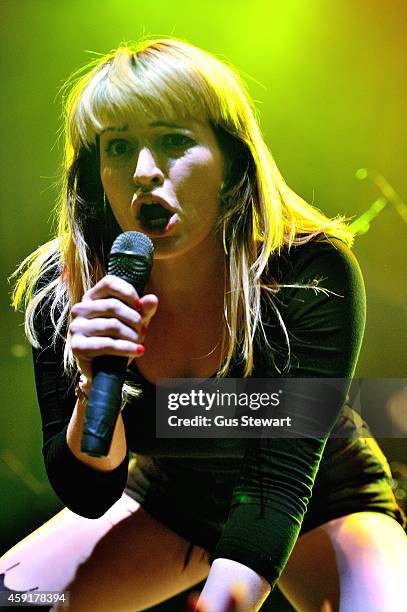 Chantal Claret performs on stage at KOKO on November 10, 2014 in London, United Kingdom.