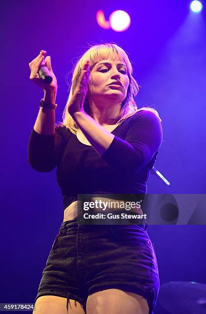 Chantal Claret performs on stage at KOKO on November 10, 2014 in London, United Kingdom.