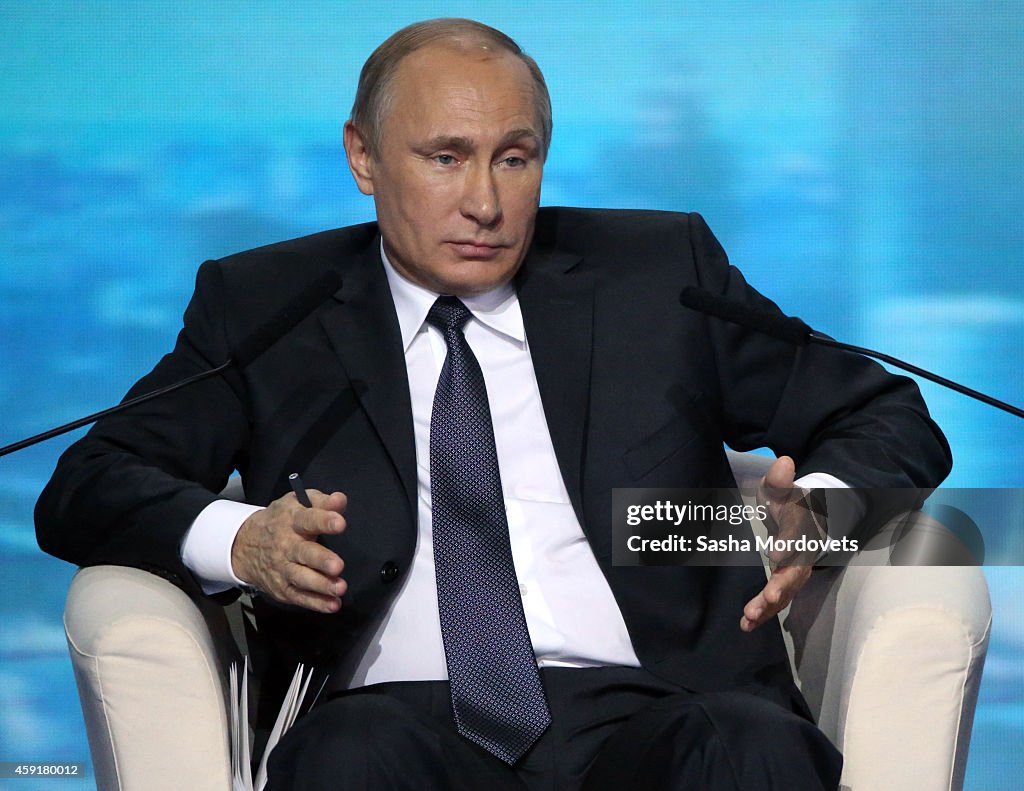 Russian President Vladimir Putin Attends United People's Front Forum