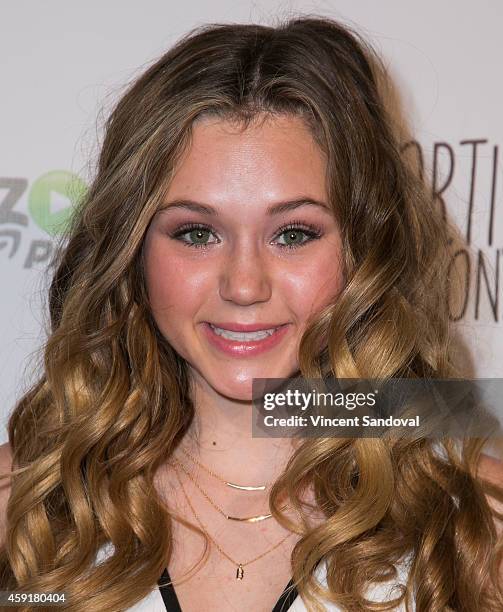 Actress Brec Bassinger attends the premiere screening of Amazon's 1st original live-action series "Gortimer Gibbon's Life On Normal Street" at...