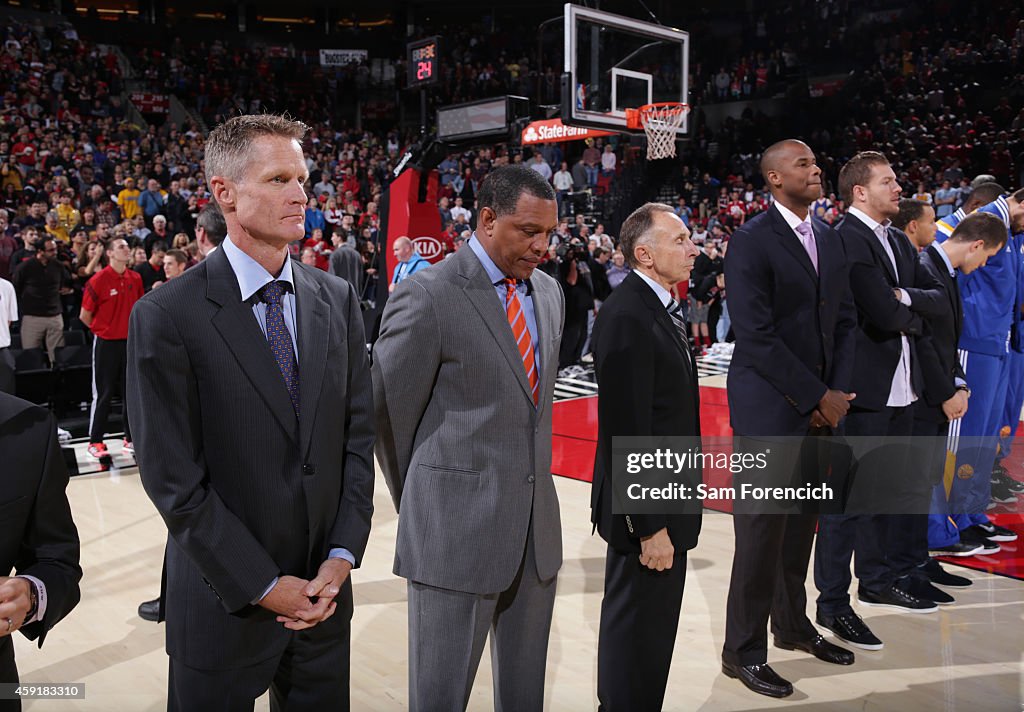 Golden State Warriors v Portland Trail Blazers