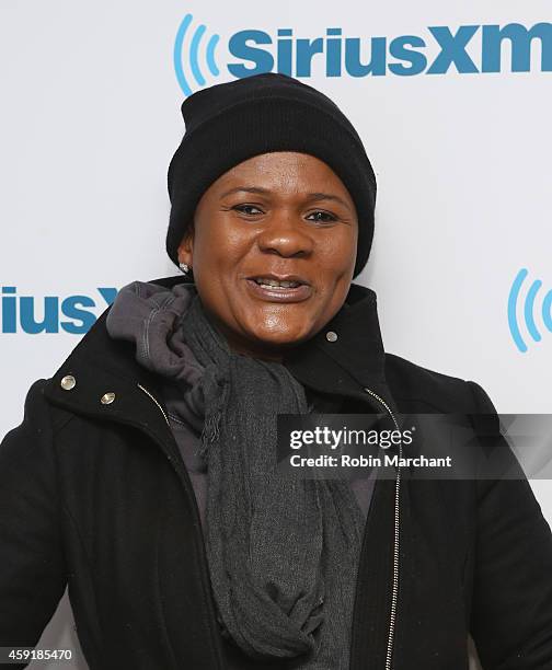 Lady Saw vists at SiriusXM Studios on November 18, 2014 in New York City.