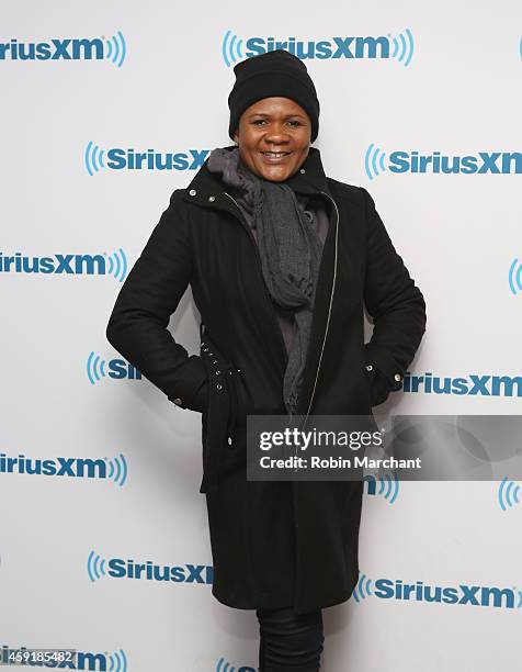 Lady Saw vists at SiriusXM Studios on November 18, 2014 in New York City.