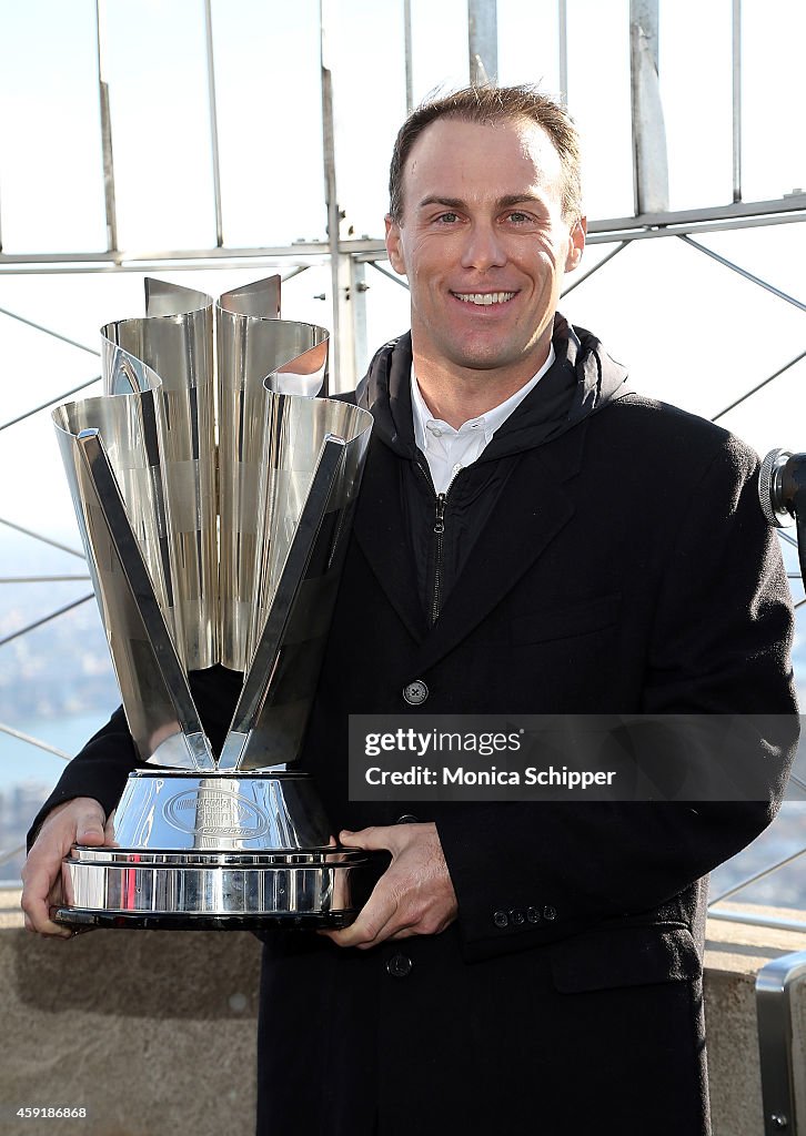 Kevin Harvick Visits The Empire State Building