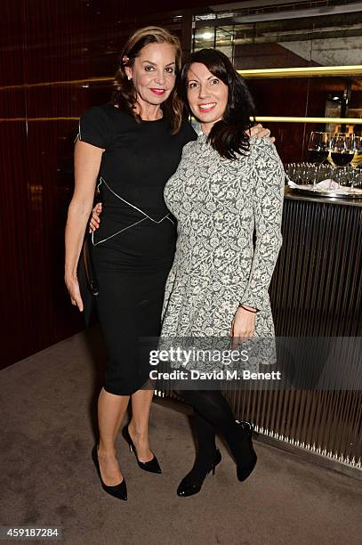 Carole Siller and Chloe Franses attend a screening hosted by PORTER in honour of cover girl Christy Turlington Burns and her charity Every Mother...