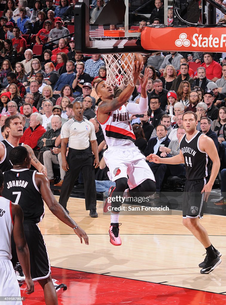 Brooklyn Nets v Portland Trail Blazers