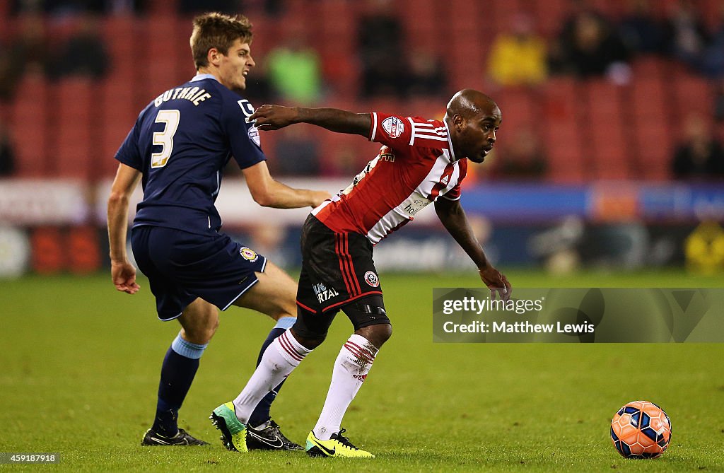 Sheffield United v Cewe Alexandra - FA Cup First Round Replay