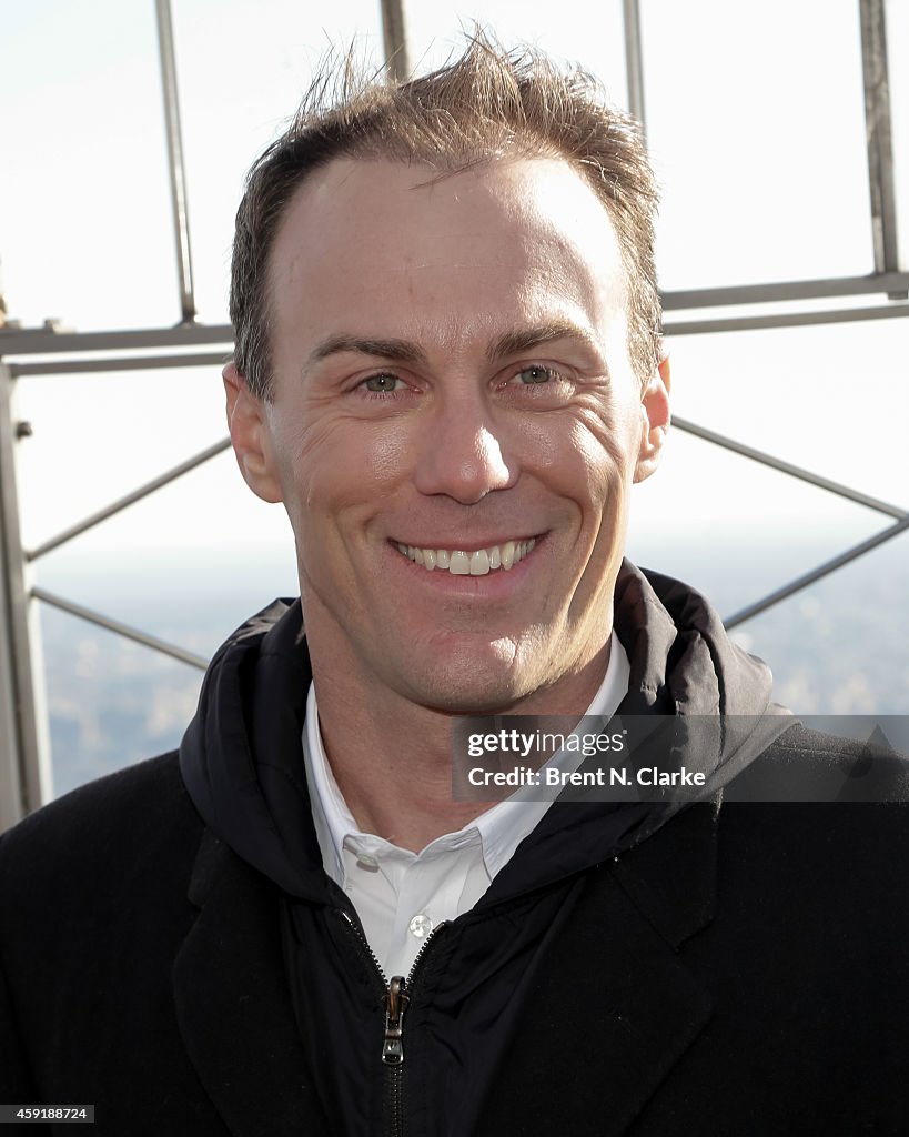 2014 NASCAR Sprint Cup Series Champion Kevin Harvick Visits The Empire State Building