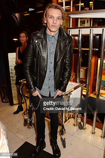 Jamie Campbell Bower attends a dinner hosted by PORTER in honour of cover girl Christy Turlington Burns and her charity Every Mother Counts at Mr...