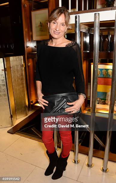 Emily Oppenheimer attends a dinner hosted by PORTER in honour of cover girl Christy Turlington Burns and her charity Every Mother Counts at Mr Chow...