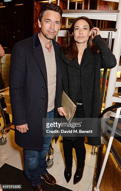 Dougray Scott and Claire Forlani attend a dinner hosted by PORTER in honour of cover girl Christy Turlington Burns and her charity Every Mother...