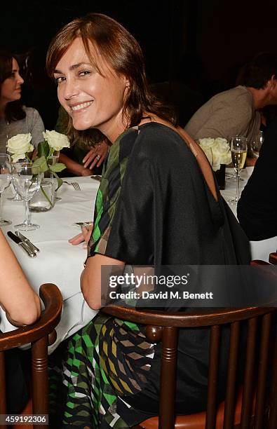 Yasmin Le Bon attends a dinner hosted by PORTER in honour of cover girl Christy Turlington Burns and her charity Every Mother Counts at Mr Chow on...