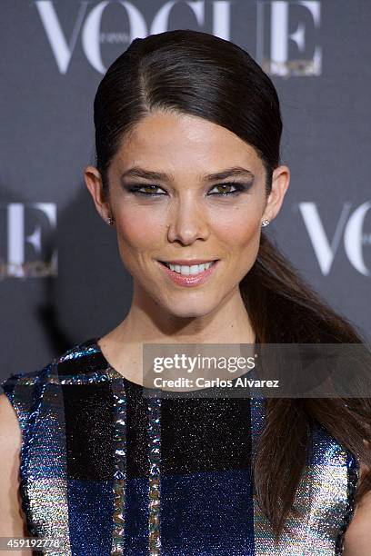 Actress Juana Acosta attends the "Vogue Joyas" 2013 awards at the Stock Exchange building on November 18, 2014 in Madrid, Spain.