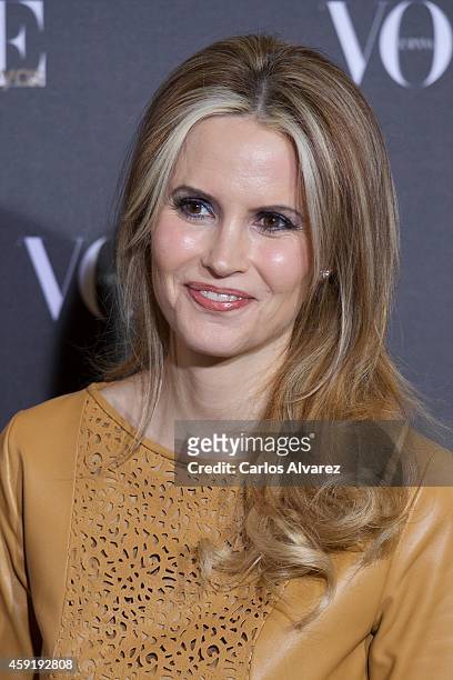 Inma Shara attends the "Vogue Joyas" 2013 awards at the Stock Exchange building on November 18, 2014 in Madrid, Spain.