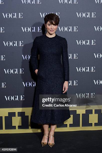 Spanish actress Barbara Lennie attends the "Vogue Joyas" 2013 awards at the Stock Exchange building on November 18, 2014 in Madrid, Spain.