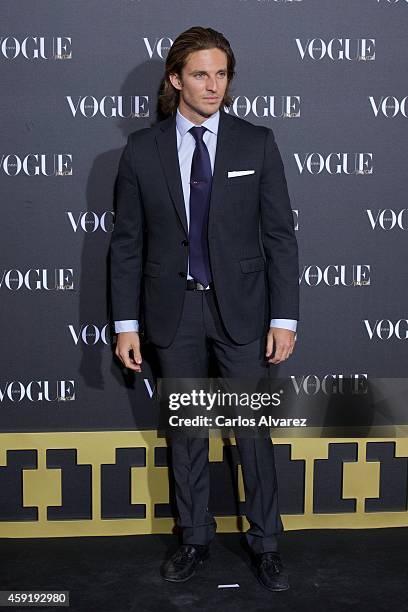 Actor Alex Hafner attends the "Vogue Joyas" 2013 awards at the Stock Exchange building on November 18, 2014 in Madrid, Spain.