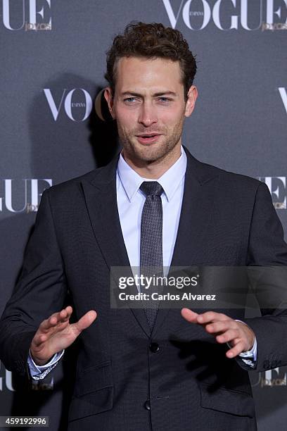 Spanish actor Peter Vives attends the "Vogue Joyas" 2013 awards at the Stock Exchange building on November 18, 2014 in Madrid, Spain.