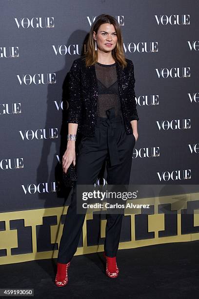 Alejandra Rojas attends the "Vogue Joyas" 2013 awards at the Stock Exchange building on November 18, 2014 in Madrid, Spain.