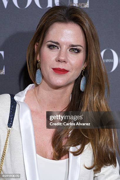 Amelia Bono attends the "Vogue Joyas" 2013 awards at the Stock Exchange building on November 18, 2014 in Madrid, Spain.