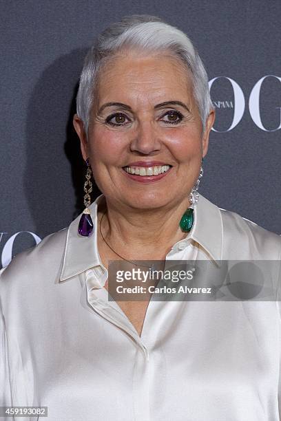 Rosa Tous attends the "Vogue Joyas" 2013 awards at the Stock Exchange building on November 18, 2014 in Madrid, Spain.