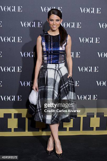 Actress Juana Acosta attends the "Vogue Joyas" 2013 awards at the Stock Exchange building on November 18, 2014 in Madrid, Spain.
