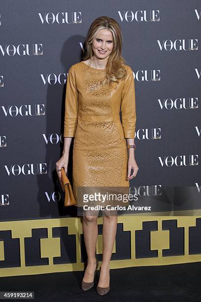 Inma Shara attends the "Vogue Joyas" 2013 awards at the Stock Exchange building on November 18, 2014 in Madrid, Spain.