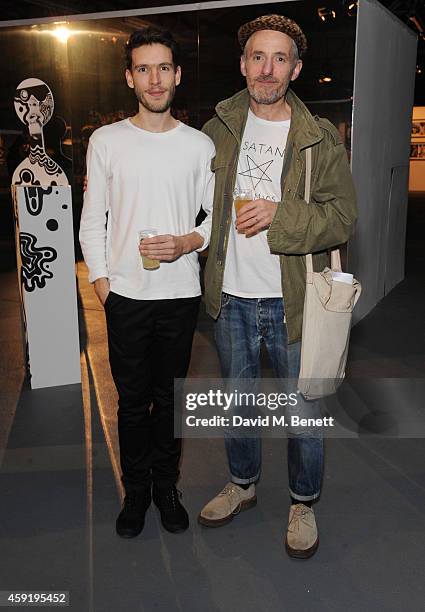 Rob Storey Quentin Jones With Robert Storey Private View Photos and Premium High ...