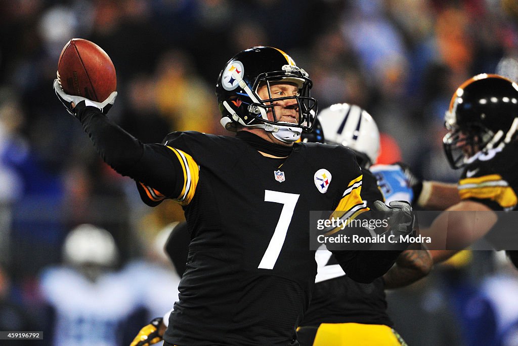 Pittsburgh Steelers v Tennessee Titans