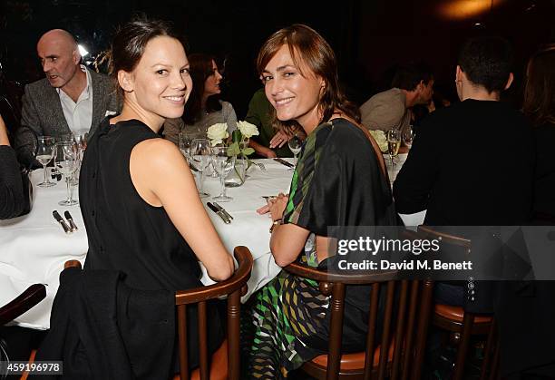 Yasmin Le Bon attends a dinner hosted by PORTER in honour of cover girl Christy Turlington Burns and her charity Every Mother Counts at Mr Chow on...