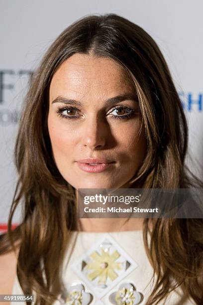 Actress Keira Knightley attends BAFTA New York Presents: In Conversation with Keira Knightley at The Standard Highline on November 18, 2014 in New...