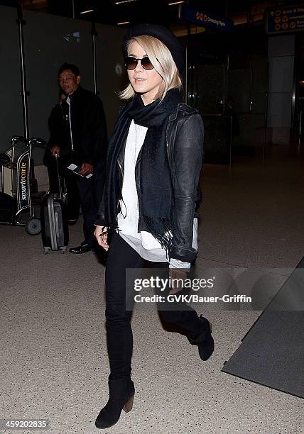 Julianne Hough is seen at Los Angeles International Airport on February 28, 2013 in Los Angeles, California.