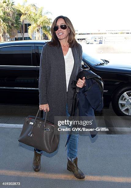 Melissa Rivers is seen at Los Angeles International Airport on February 28, 2013 in Los Angeles, California.