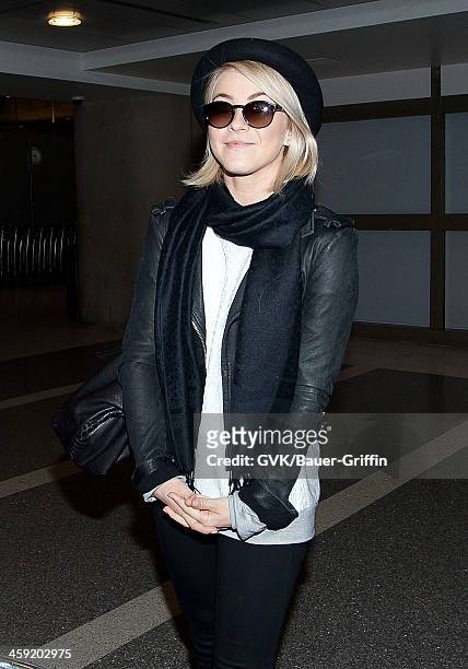 Julianne Hough is seen at Los Angeles International Airport on February 28, 2013 in Los Angeles, California.