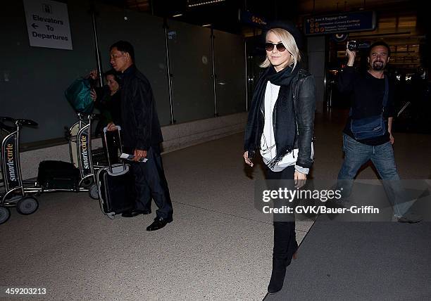 Julianne Hough is seen at Los Angeles International Airport on February 28, 2013 in Los Angeles, California.