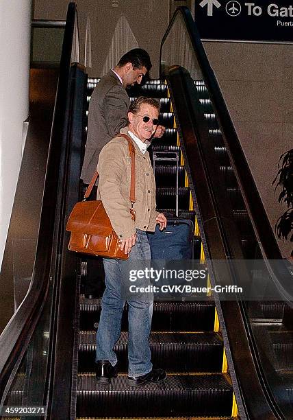 William H. Macy is seen at Los Angeles International Airport on February 28, 2013 in Los Angeles, California.