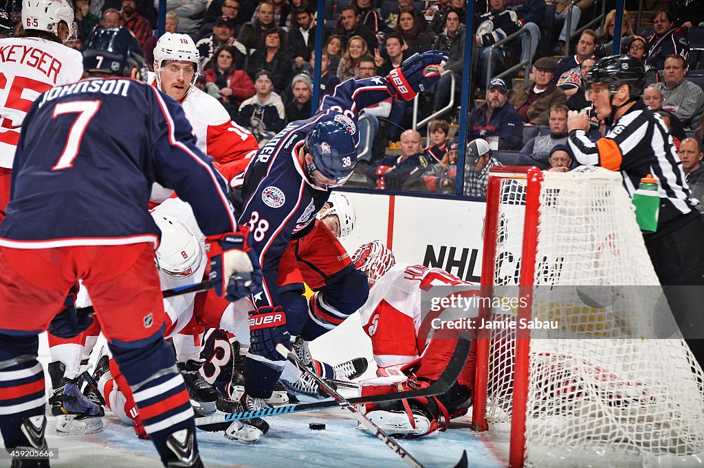 Detroit Red Wings v Columbus Blue Jackets