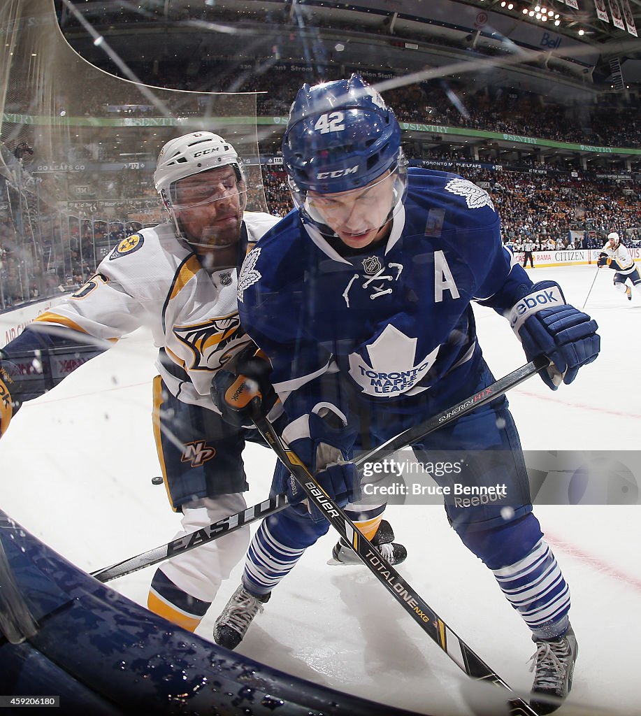 Nashville Predators v Toronto Maple Leafs