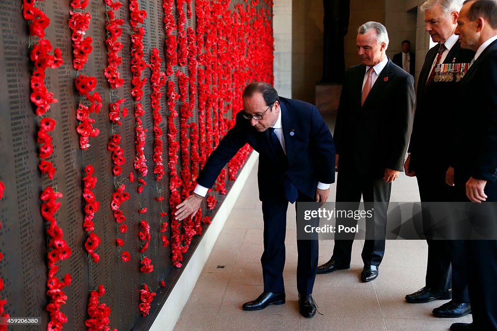 French President Francois Hollande Attends Meetings In Sydney And Canberra Following G20 Summit