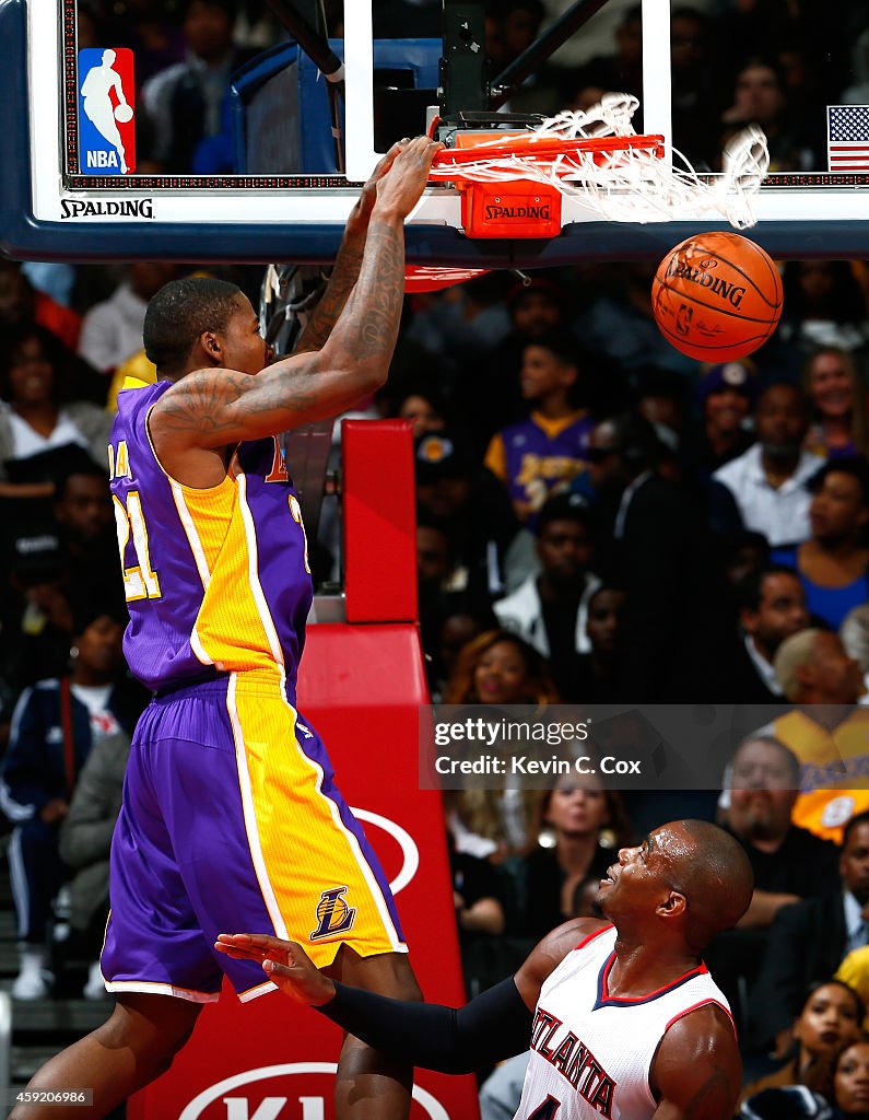 Los Angeles Lakers v Atlanta Hawks